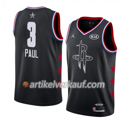 NBA Houston Rockets Trikot Chris Paul 3 2019 All-Star Jordan Brand Schwarz Swingman - Herren